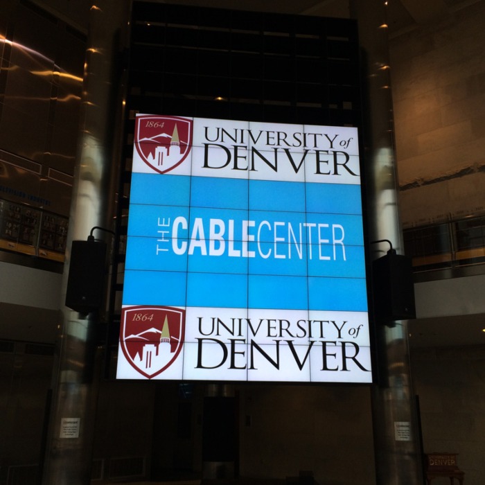 Breakout session area in Denver, CO designed for team discussions and creative brainstorming